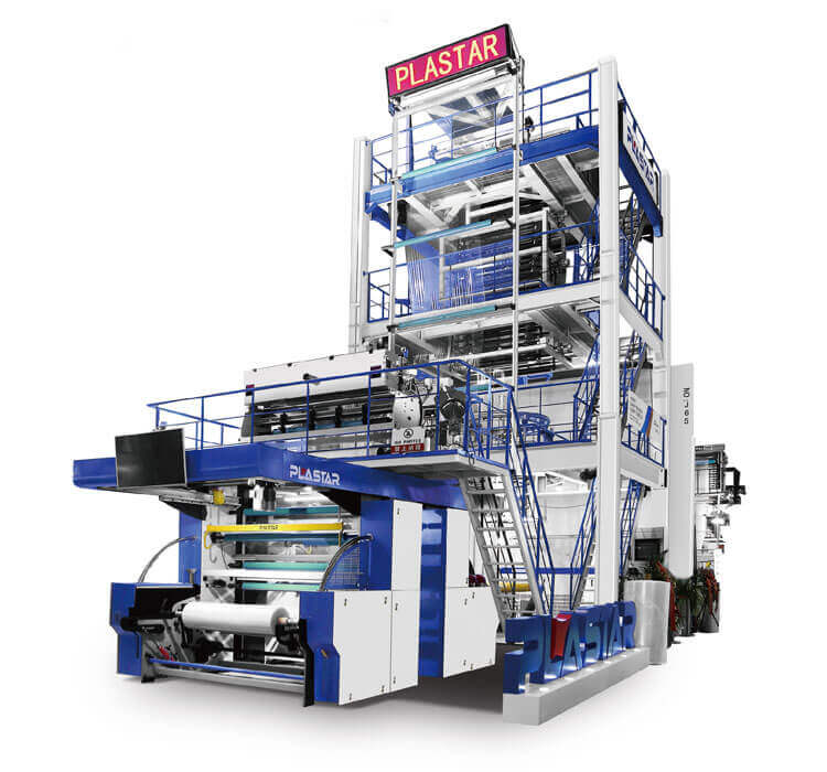 5 layer co-extruded film machine